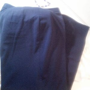 VINTAGE Jones New York Collection Platinum Petite Navy Slacks 10 P Like New